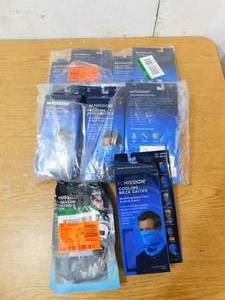 lot 132 image: (8) Blue Polyester Hydro Active Unisex Multi-Cooling Full Neck Gaiter