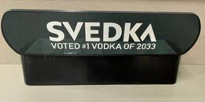 Svedka Vodka Black Bar Condiment Tray Caddy&nbsp