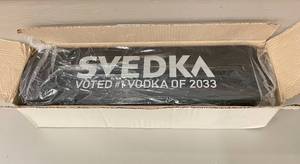 Svedka Vodka Black Bar Condiment Caddy Holder