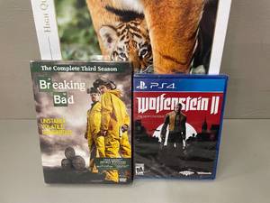 NEW Entertainment Lot&nbsp 500 Piece Puzzle, PS4 Gam, Breaking Bad DVD and Matchbox Car
