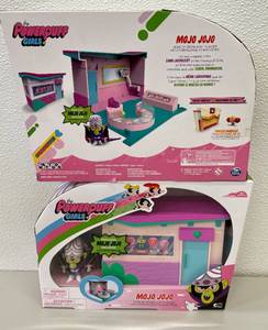 2 Powerpuff Girls Playset Mojo Jojo Jewelry Store Heist Toys