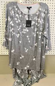 Simply Vera Wang Womens Pajama Set Size Large Petite