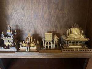 Laotian Wood Houses