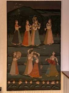 Large Canvas with Waves, Women