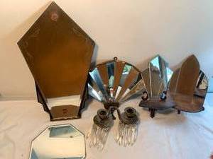 5 Mirros with Art Deco Style