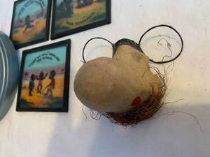 Film Cans, Magic Lantern slides, Funny nose