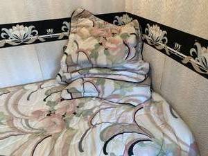 Twin Bed with all bedding