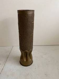 Trench Art Vase