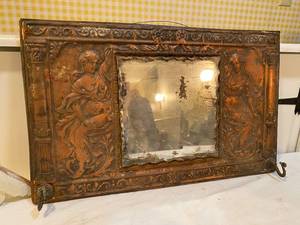 Decorative Details Porch Corners, Copper Mirror, 2 Pictures