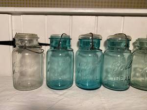7 Vintage Ball Canning Jars