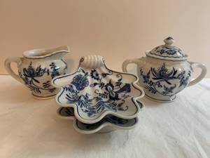Assortment of Blue Danube Serveware