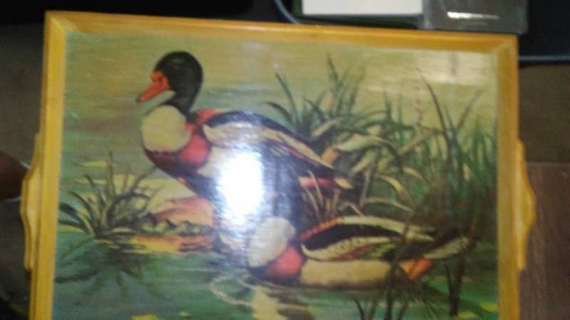 lot 179 image: Misc. Vintage and Collectibles with covered tote.