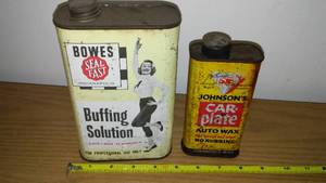 lot 36 image: Johnsons wax and Bowes buffing solution.