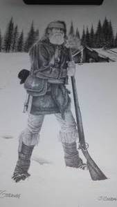 lot 42 image: J. Goodman limited addition pencil art. J