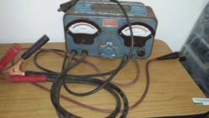 lot 136 image: Sun battery starter tester- old school