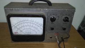 lot 142 image: EUCO model 249 Volt ohm meter- powers up.