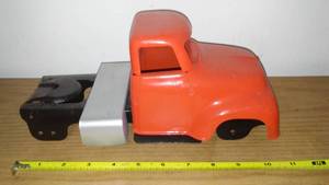 lot 158 image: Tonka semi cab- fresh paint.