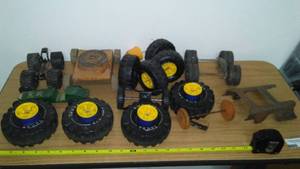 lot 166 image: Tires frames and more Tonka scale.
