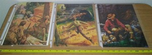 lot 186 image: American frontiersman Prints - advertising (3).