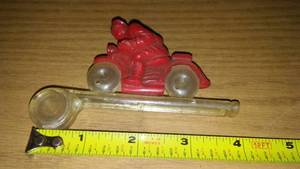 lot 200 image: Plastic motorcycle whistle rare.