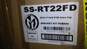 lot 226 image: Ford running boards. 2015- 17 Ford 150 AND  mounting hardware.