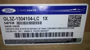 lot 235 image: Ford GL3Z-1504104-LCSun Visor Assembly