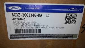 lot 318 image: Genuine Ford Latch Cover 8C3Z2661346DA