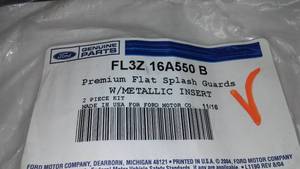 lot 326 image: Splash Guards Mud Flaps