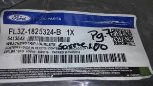 lot 332 image: Door Weather-Strip - Passenger Side (RH) - Ford FL3Z-1825324-B