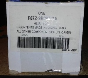 lot 380 image: Genuine Ford (F87Z-3B396-BA) Axle Hub Link Assembly, Front