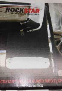 lot 453 image: Rock Star Mud Flaps, 1 pr. Plus Hardware