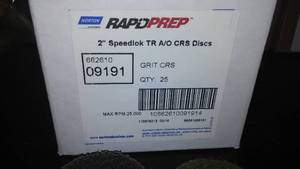 lot 134 image: Norton 2 in. Speedlok TR Discs. Qty 25