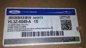 lot 169 image: Ford HL3Z-6049-ACylinder Head Assembly