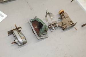 lot 426 image: Lot of (3) Electric Drill Attachments  - Babco Jigsaw,  Montgomery Ward Saw Attachment 35TFV-9310A, Jigsaw