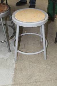 lot 464 image: Metal Stool