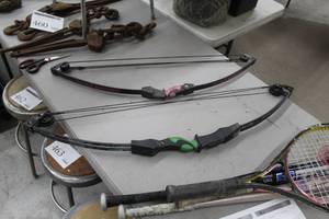 lot 465 image: Lot of (2) Team Realtree Youth Archery Bows  - Barnett, Banshee