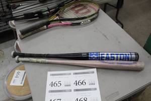 lot 467 image: Lot of (2) Aluminum Baseball Bats