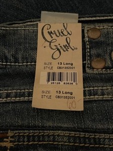 lot 71 image: Cruel Girl Georgia Long Slim Jeans Size 13