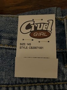 lot 90 image: Cruel Girl Morgan Low Rise Jeans Size 14