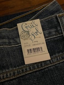 lot 95 image: Cruel Girl Dakota Relaxed Long Jeans Size 5