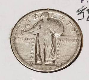 lot 10 image: 1919 US STANDING LIBERTY QUARTER