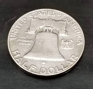 lot 12 image: 1959-D FRANKLIN HALF DOLLAR