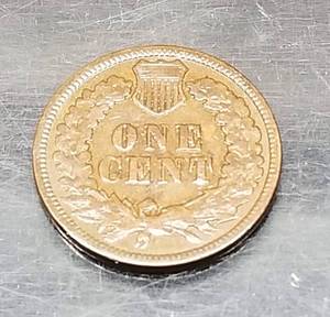 lot 19 image: 1892 INDIAN HEAD CENT VG-F (looks better in hand than in pics)