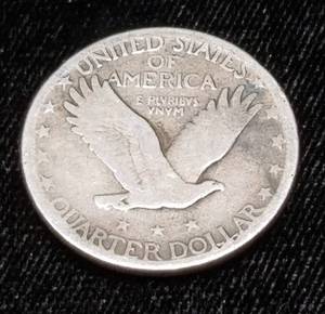 lot 61 image: 1929 US STANDING LIBERTY QUARTER