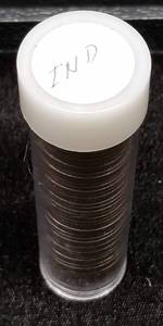 lot 76 image: ROLL OF MIXED DATE US INDIAN HEAD CENTS 50 COINS