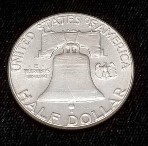 lot 77 image: 1963 FRANKLIN HALF DOLLAR