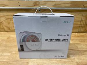lot 23 image: SUNLU 3D Filament Storage Dry Box, Filament Dryer Box Dehydrator, SUNLU 3D Filament Housing Compatible with 3mm 3D Filaments, Spool Holder