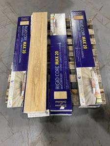 lot 29 image: TRU-STONE Lot of 8 Cases of- Rigid Core Max 20 Waterproof Stone Composite Flooring- FC29100-5 (Approximately 190 Total Sq ft)