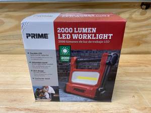 lot 47 image: PRIME LEDS02 Slim Line Design Work Light, COB LED Lamp, 20 W Lamp, 125 VAC