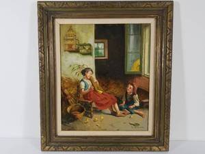 Vintage Oil on Canvas